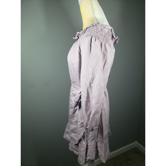 Express off the shoulder wrap dress womens size L. - Picture 6 of 8